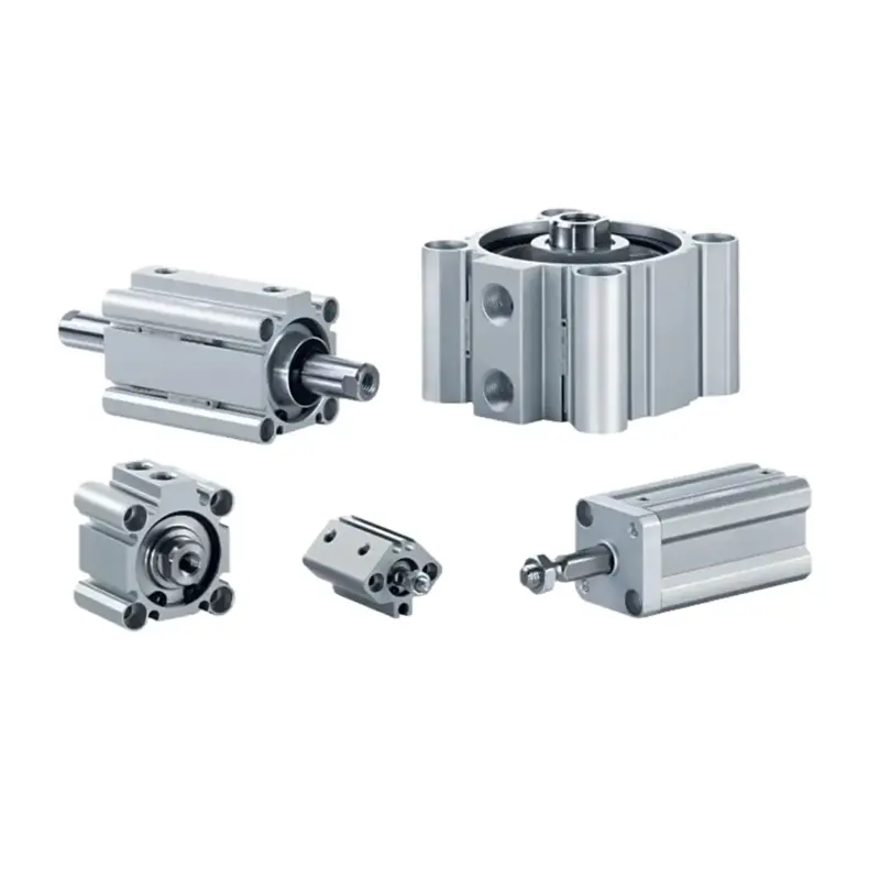 CQ2 SMC Single Doubel Acting Aluminum Alloy Compact Pneumatic Cylinder