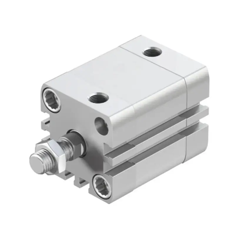 ADN ISO 21287 magnetic square cylinder with sensor slot and compact aluminum body