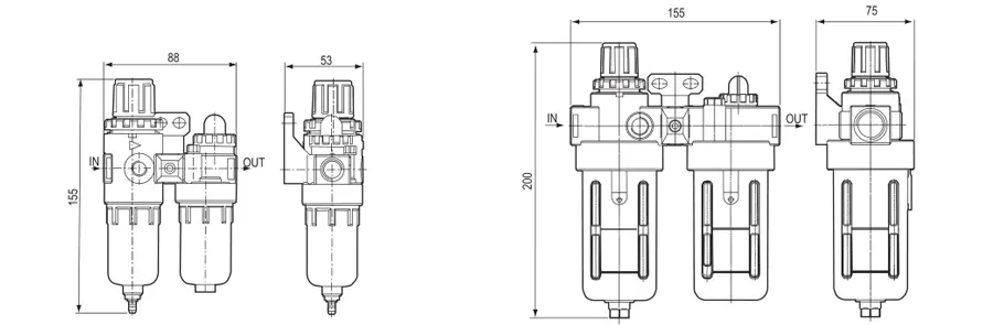 air regulator diagram